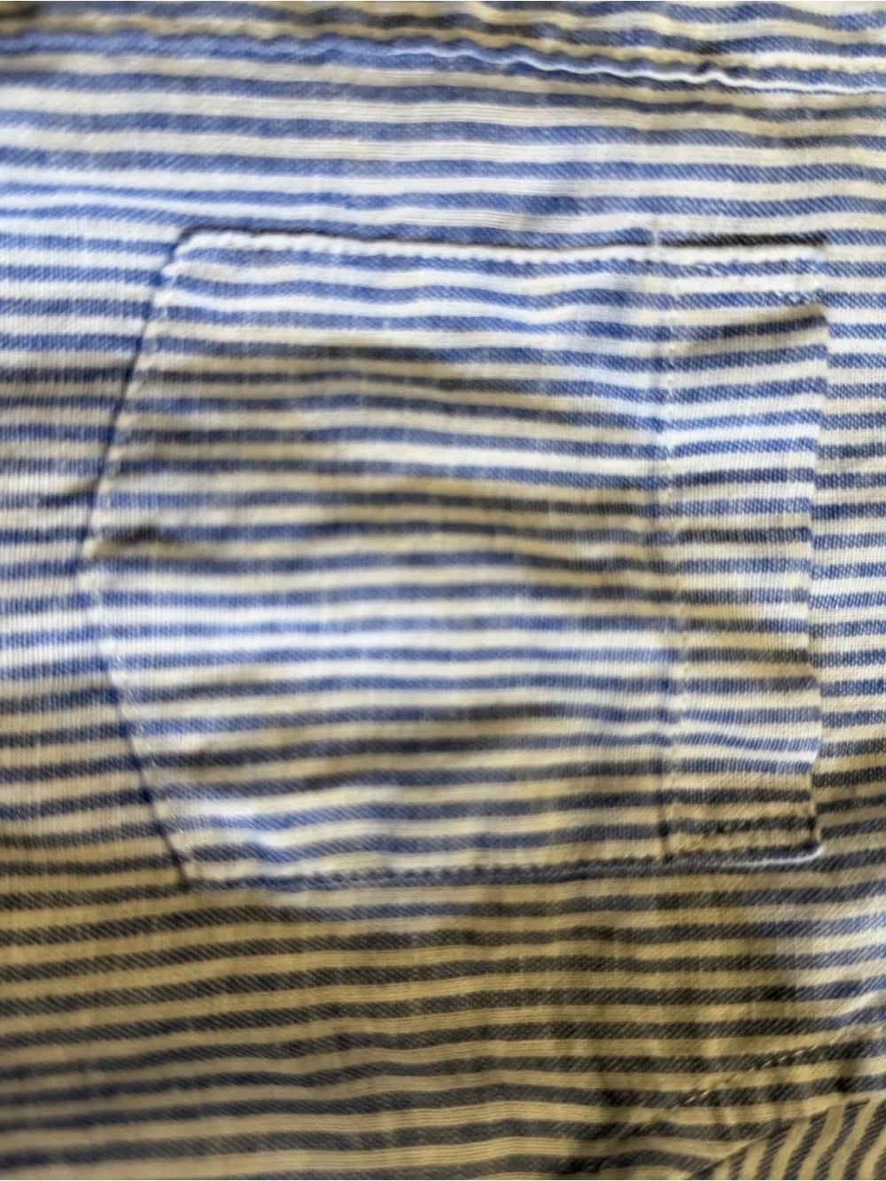 Bundle of 3 Slim Jeans, Blue Pinstripe Button-Down Shirt, Old Navy Plaid Shirt